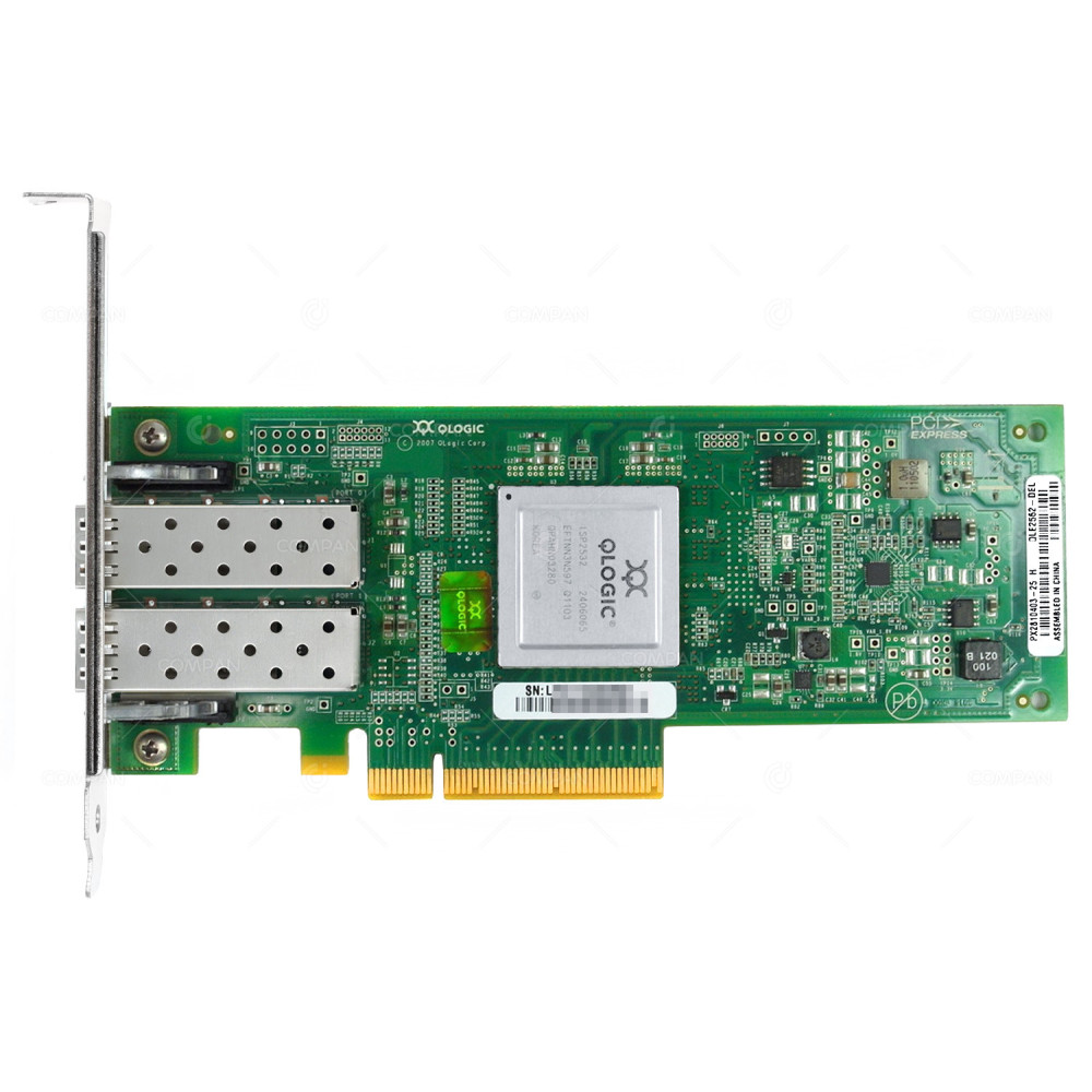 6T94G DELL QLOGIC QLE2562 DUAL PORT SFP+ 8GB FC ADAPTER